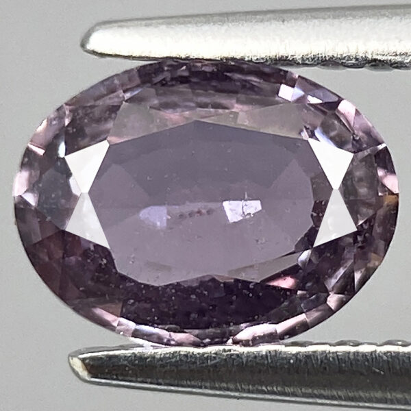 1 0.90ct Sapphire Natural Pinkish Purple Luster Oval Faceted Gem