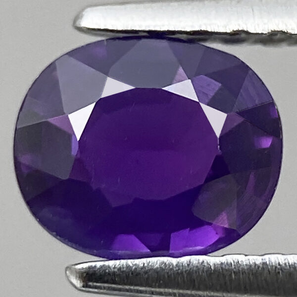1 Natural Sapphire Purple 0.75ct Oval Faceted Rare Beautiful Gem