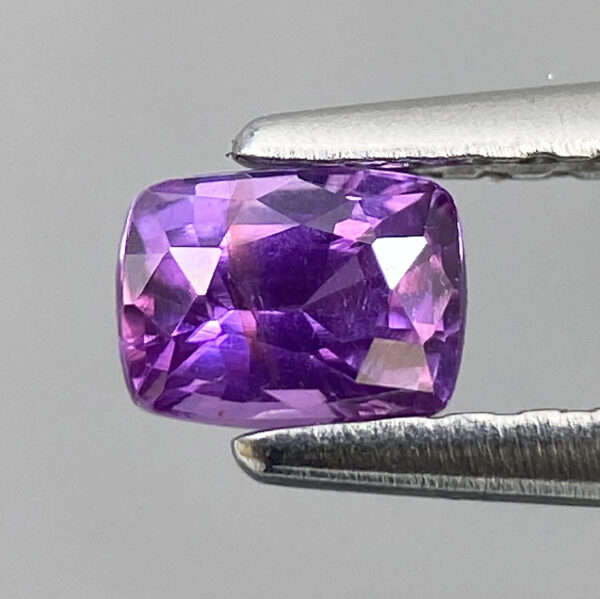 2 0.35ct Natural Purplish Pink Sapphire Unheated Rectangle Gemst