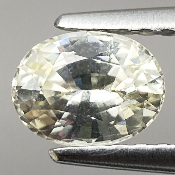 2 0.75ct Natural Sapphire Yellow Luster Oval Faceted Flawless Ge