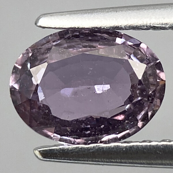 2 0.90ct Sapphire Natural Pinkish Purple Luster Oval Faceted Gem