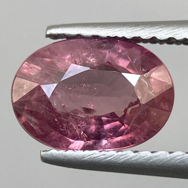 2 1.47ct Sapphire Natural Beautiful Pink Oval Faceted Loose Gem