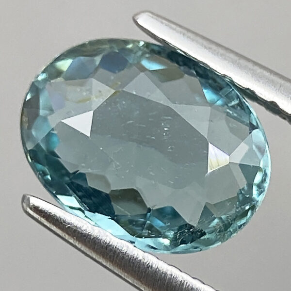 2 Natural Apatite 1.15ct Blue Faceted Oval Cut Precious Loose Ge