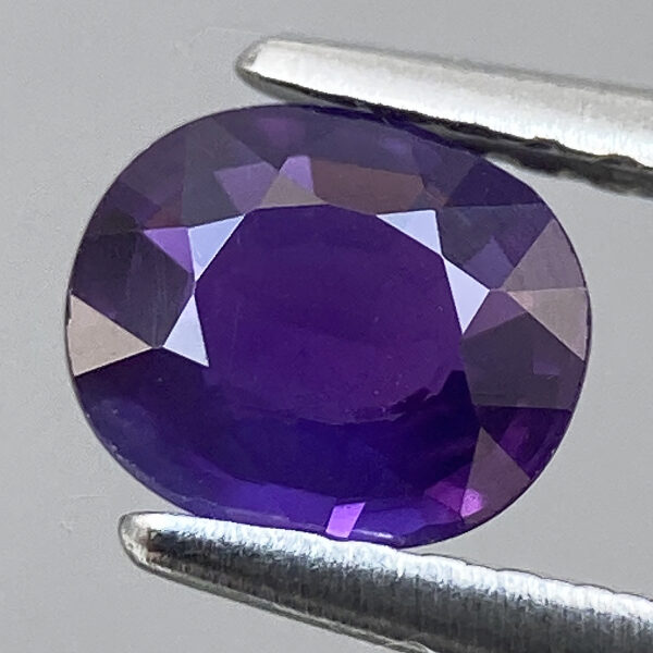 2 Natural Sapphire Purple 0.75ct Oval Faceted Rare Beautiful Gem From Sri Lanka
