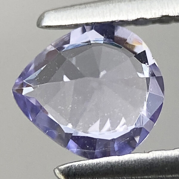 3 0.55ct Sapphire Natural 100% Purple Precious Faceted Pear Cut