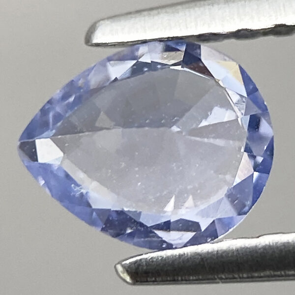 3 0.65ct Sapphire Natural 100% Beautiful Blue Faceted Pear Cut G