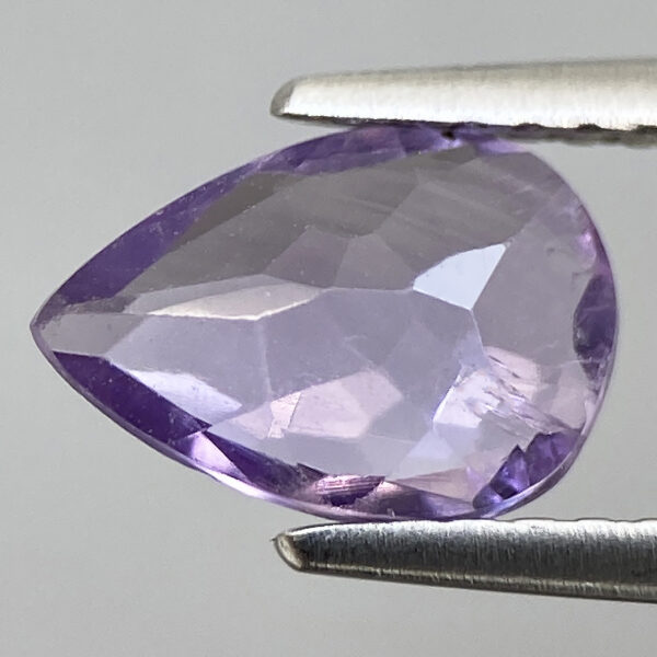 3 0.90ct Natural Sapphire Purple Beautiful Pear Faceted Luster G