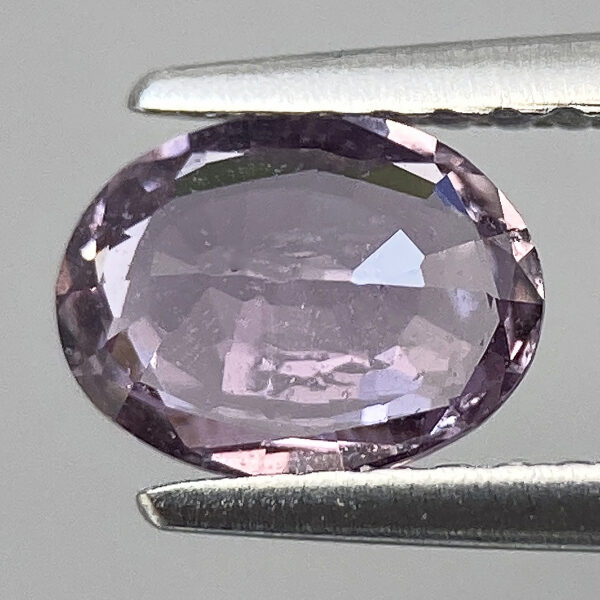 3 0.90ct Sapphire Natural Pinkish Purple Luster Oval Faceted Gem