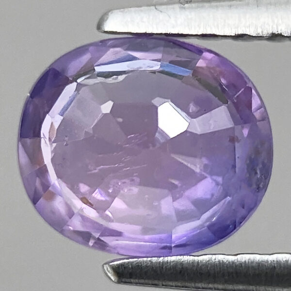 3 1.05ct Sapphire Natural Purple Luster Oval Faceted Loose Gem F