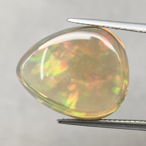 3 15.63ct Ethiopian Opal Welo Natural Oval Cabochon Fire 19.3 X