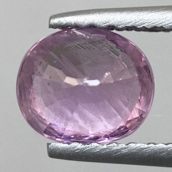 3 1ct Sapphire Natural 100% Pink Oval Faceted 6.2 X 5.3mm Loose