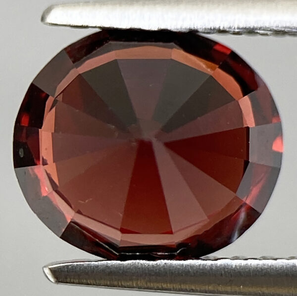 3 2.40ct Rhodolite Garnet 100% Natural Oval Beautiful Vivid Red