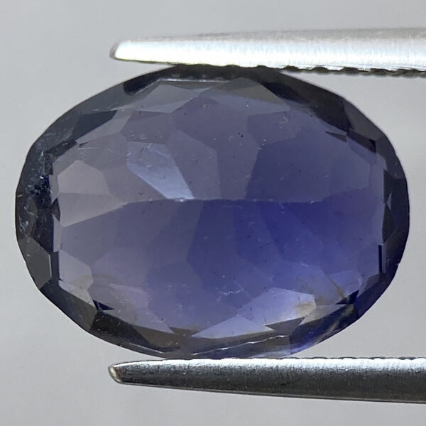 3 Natural Iolite 3.17ct Beautiful Luster Blue Oval Faceted AA Ge