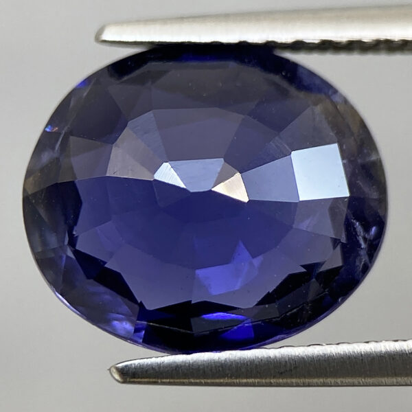 3 Natural Kyanite 3.30ct Beautiful Deep Blue Oval Cut Vivid Gemstone From Brazil