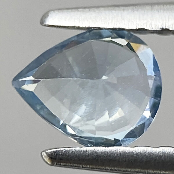 3 0.50ct Sapphire Natural 100% Vivid Blue Rare Faceted Pear Cut