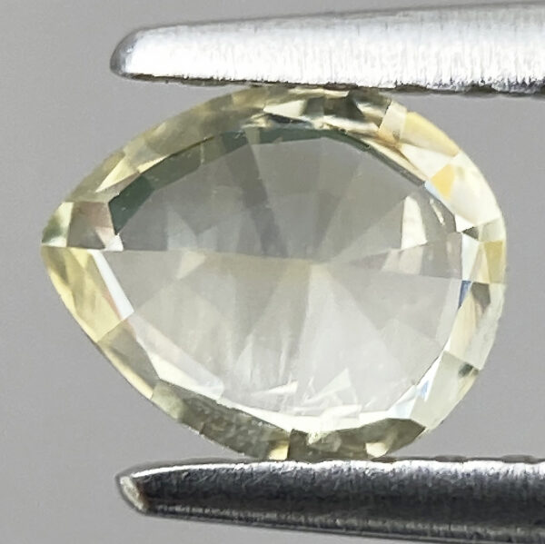 3 0.62ct Natural Sapphire Yellow Luster Pear Faceted Beautiful G