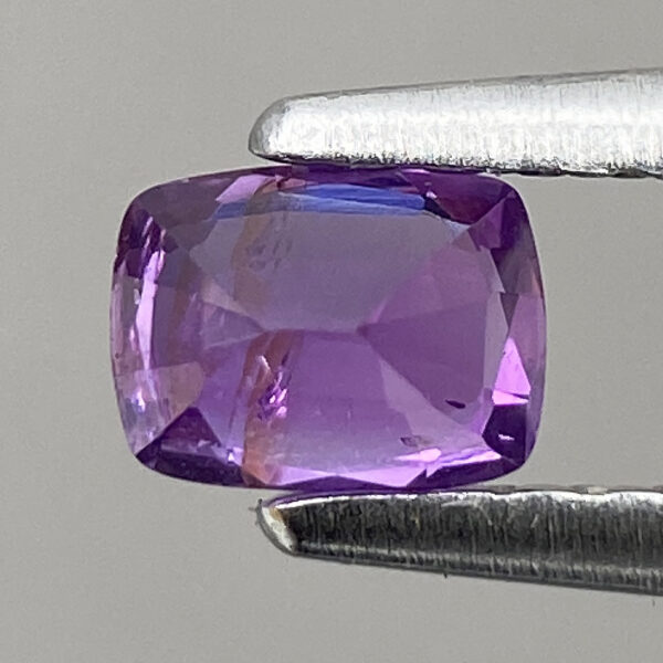6 0.35ct Natural Purplish Pink Sapphire Unheated Rectangle Gemstone From Sri Lanka