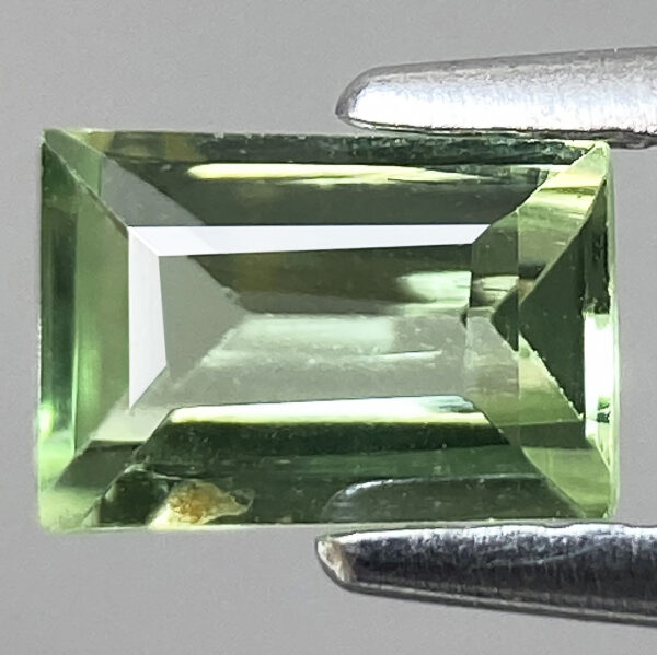1 0.50ct Tourmaline Natural Green Baguette Rectangle Flawless Ge