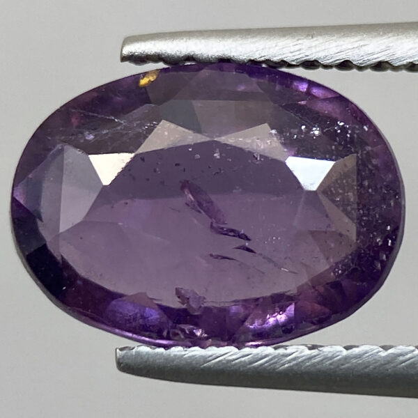 1 2.78ct Spinel Natural Purple Oval Faceted 7 X 9.6 mm Loose Gem
