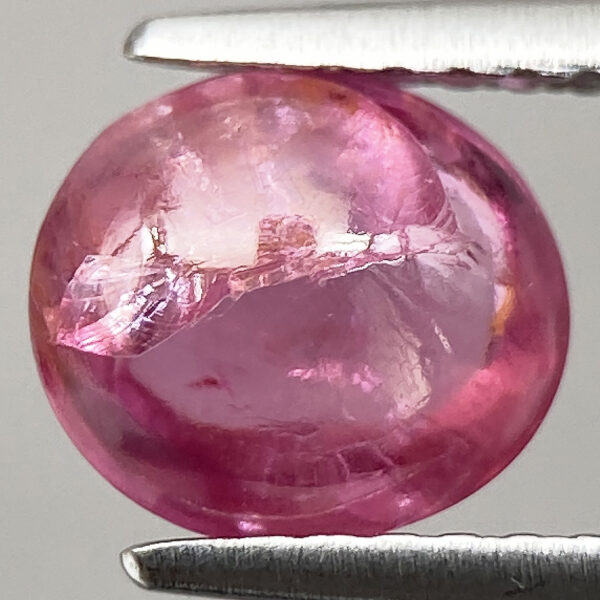 1 Natural Spinel Pink Cabochon 0.75ct Oval Beautiful Link Pink Gem From Sri Lanka
