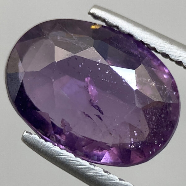 2 2.78ct Spinel Natural Purple Oval Faceted 7 X 9.6 mm Loose Gem