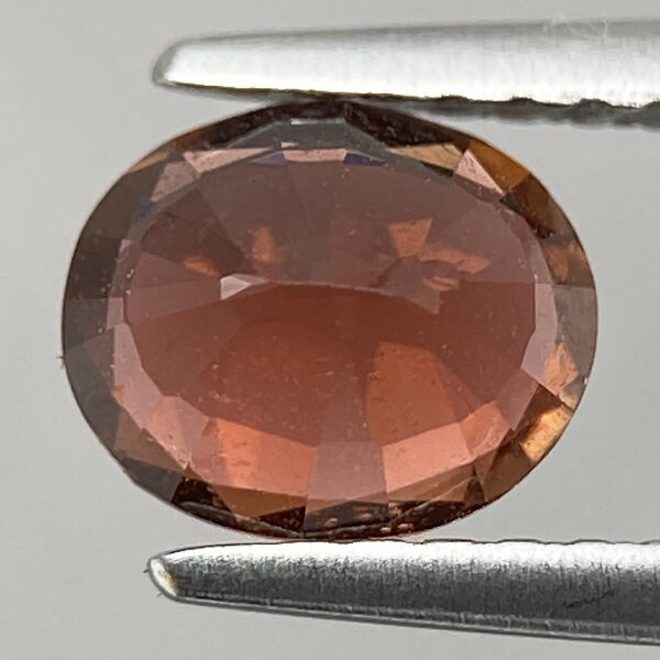 3 0.95ct Tourmaline Natural Red Orange Faceted Oval Cut Loose Ge