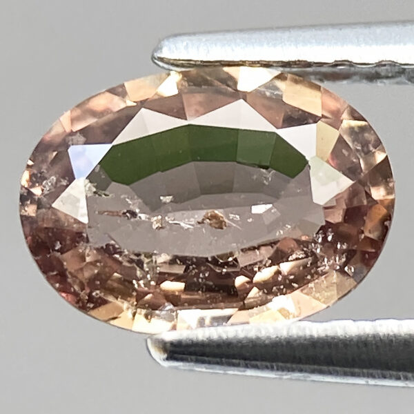 2 0.96ct Natural Brown Tourmaline Unheated Oval Cut Loose Gem From Mozambique
