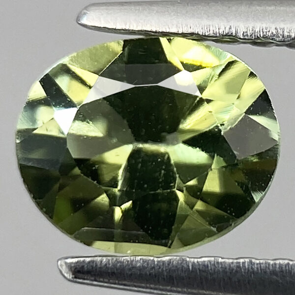 1 0.72ct Chrome Tourmaline Natural Green Oval Verdelite Luster G