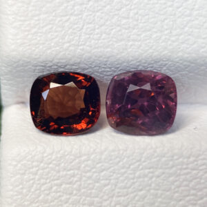 Red Pink Spinel 1.94ct – 6 X 5mm Pair