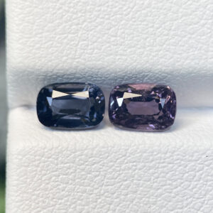 Blue Pink Spinel 2.14ct – 7 X 5mm Pair