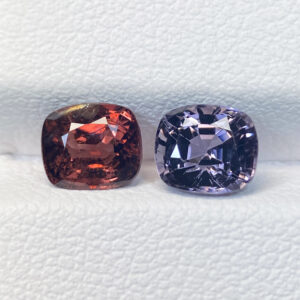 Red Purple Spinel 2.16ct – 6 X 5mm Pair