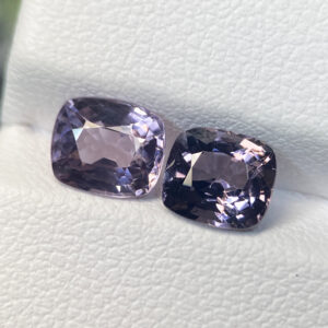 Pink Purple Spinel 2.50ct – 7 X 6mm Pair