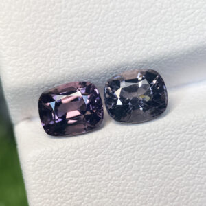 Pink Purple Spinel 2.71ct – 7 X 6mm Pair