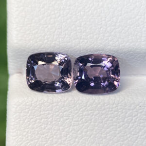 Pink Purple Spinel 2.74ct – 7 X 6mm Pair