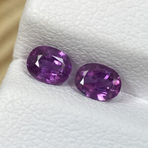 Kashmir Sapphire 0.65ct – 4.5 X 3.5 MM Pair