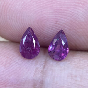 Kashmir Sapphire 0.95ct – 6 X 4 MM Pair