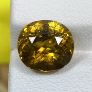 Yellow Green Sphene 3.99ct