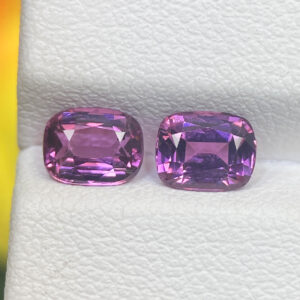 Red Pink Rhodolite Garnet 1.76ct Pair – 5.9 x 4.7 MM