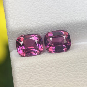 Red Pink Rhodolite Garnet 1.82ct Pair – 5.7 x 4.3 MM