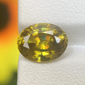 Corn Yellow Green Sphene Titanite 2.68ct
