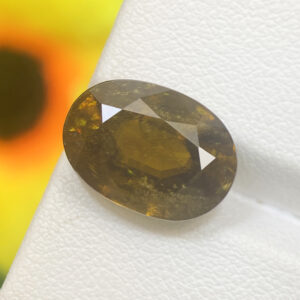 Yellow Green Sphene Titanite 9.03ct
