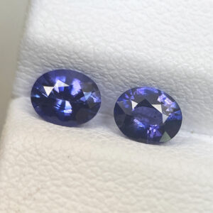Blue Sapphire 0.86ct – 5.1 X 4.1 MM Pair