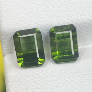 Green Tourmaline 2.69ct – 6.6 X 4.9 MM Pair